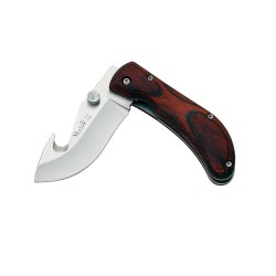 Navaja de campo SW-8R, Madera prensada Coral (acero 1.4116) - 17,5 cm - Muela España