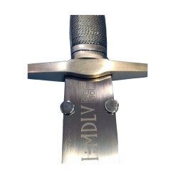 Soporte de Espadas Individual, plateado (acero inoxidable) - Marto Toledo - frontal