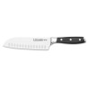 Cuchillo Santoku Toledo (18cm), POM-Forjado (acero inoxidable) - 3Claveles España - Frontal