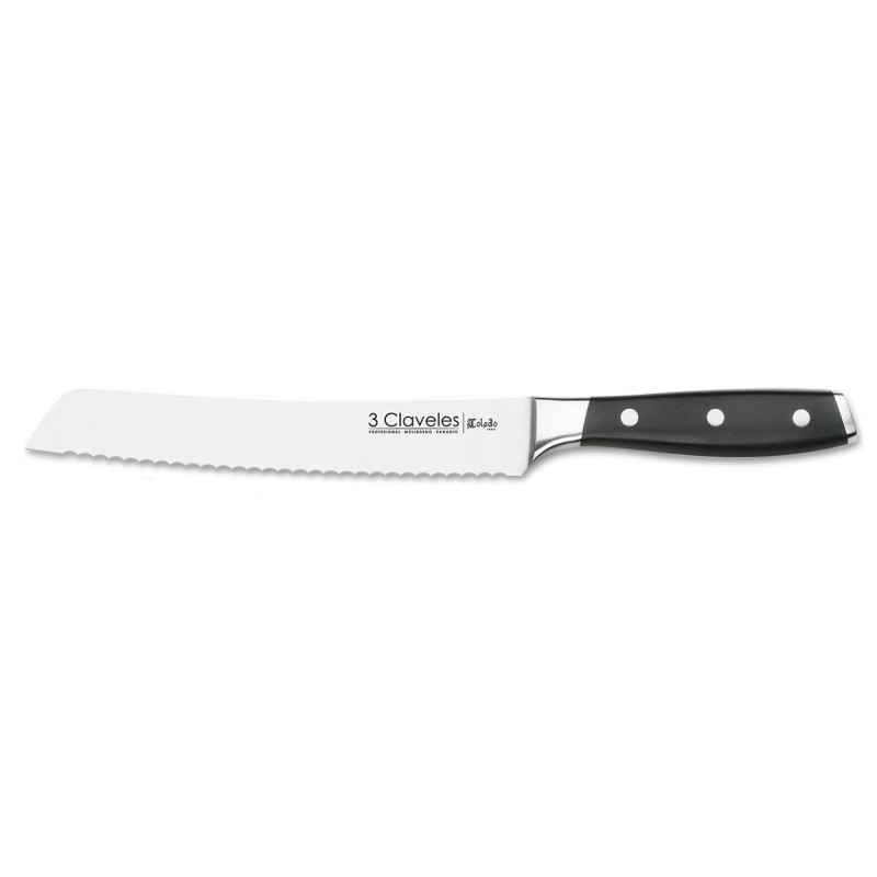 Cuchillo Panero Toledo (20cm), POM-Forjado (acero inoxidable) - 3Claveles España - Frontal
