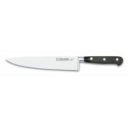 Forgé Chef’s Knife (20 cm / 7.87 in), POM Handle – Forged Stainless Steel – 3Claveles Spain – Front View