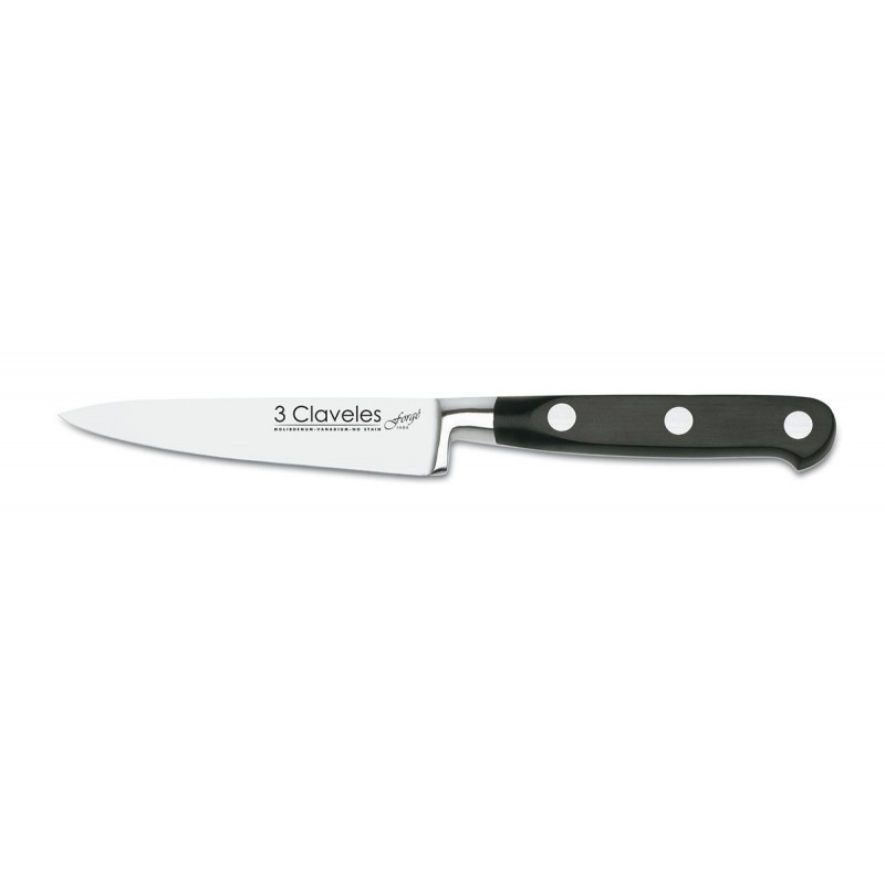 Cuchillo Verduras Forgé (10cm), POM-Forjado (acero inoxidable) - 3Claveles España - Frontal