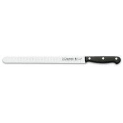 Cuchillo Jamonero-Salmón Uniblock (30cm), POM-Estampado (acero inoxidable) - 3Claveles España - Frontal