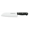 Cuchillo Santoku Alveolado Uniblock (18cm), POM-Estampado (acero inoxidable) - 3Claveles España - Frontal