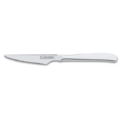 Cuchillo de Mesa Chuletero (11cm),  acero inoxidable - 3Claveles España - Frontal