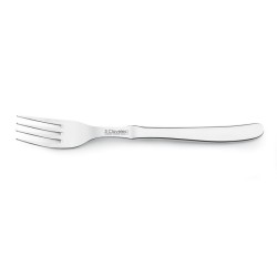Dinner fork (9 cm / 3.5 in), Stainless Steel – 3Claveles Spain – Front View
