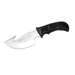 Cuchillo Desollador GRIZZLY 12G (23cm), Goma Negra (Mo-V (1.4116) – Molibdeno Vanadio) - Muela España - Frontal