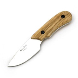 Cuchillo IBEX 8OL (17cm), Madera Olivo (Mo-V (1.4116) – Molibdeno Vanadio) - Muela España - Frontal