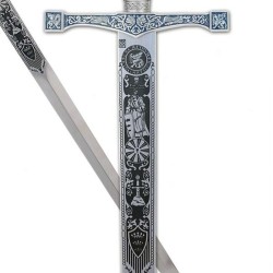 Excalibur sword silver (stainless steel) Marto Toledo - blade