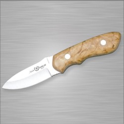 Cuchillo TRAVELLER (15cm), Madera Abedul Rizado (Mo-V (1.4116) – Molibdeno Vanadio) - Nieto España - Frontal