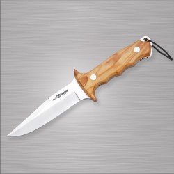 Cuchillo APACHE (24cm), Madera Olivo (Mo-V (1.4116) – Molibdeno Vanadio) - Nieto España - Frontal