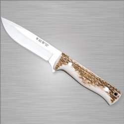 Cuchillo TORO (22cm), Asta Ciervo (Mo-V (1.4116) – Molibdeno Vanadio) - Nieto España - Frontal