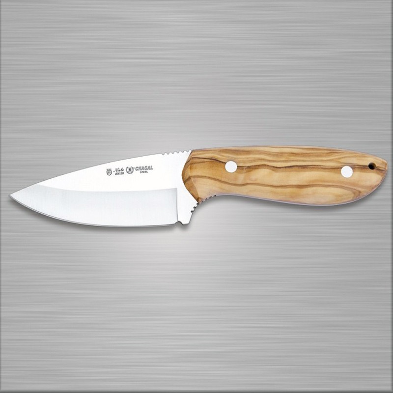 Cuchillo CHACAL (18cm), Madera Olivo (AN-58) - Nieto España - Frontal