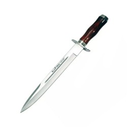 URIAL 26CO Knife (14.76 in), Inox and Cocobolo Wood Handle (Mo.Vanadium) – Muela Spain – Front View