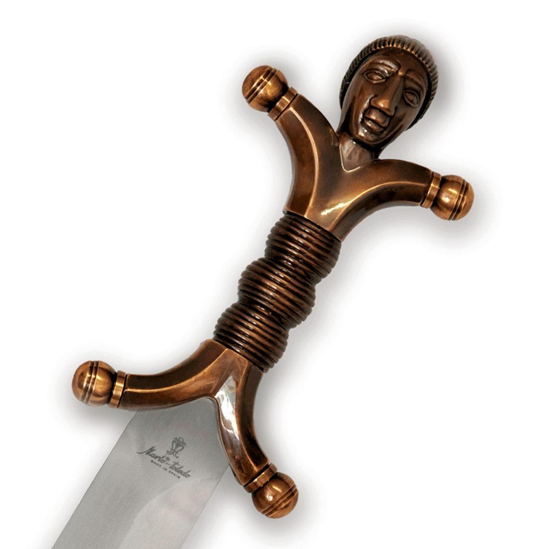 Espada Celta, bronce (acero inoxidable) Marto Toledo - empuñadura