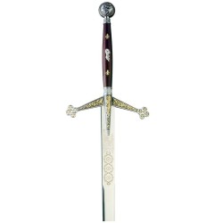 Claymore Sword, silver (stainless steel) Marto Toledo - blade