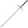 Espada Claymore, plata (acero inoxidable) Marto Toledo - completa