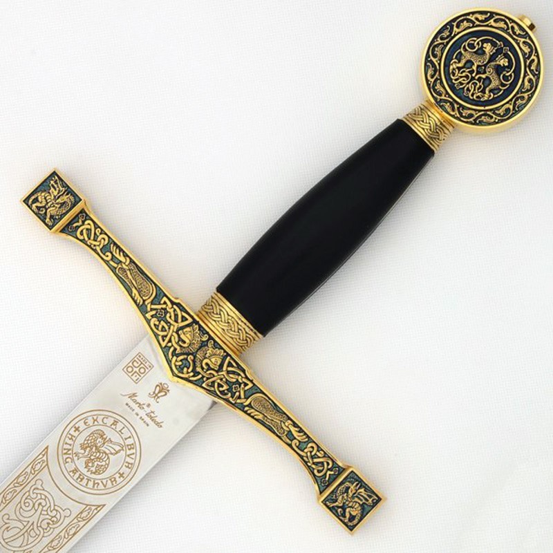 Excalibur Sword, gold (stainless steel) Marto Toledo - hilt detail