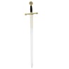Excalibur Sword, gold (stainless steel) Marto Toledo - complete