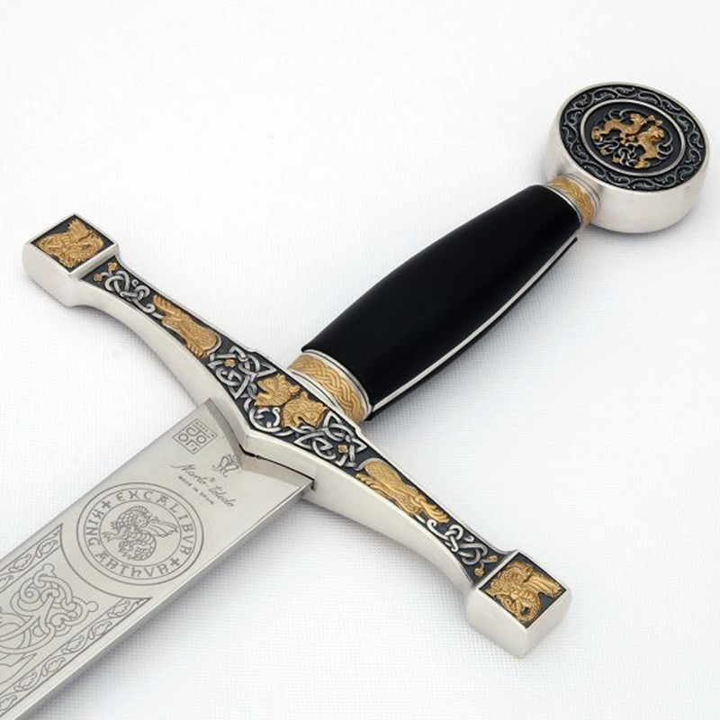 Excalibur Sword, silver (stainless steel) Marto Toledo - hilt detail