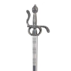 Philip II Sword, silver (stainless steel) Marto Toledo - hilt detail