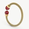 Tender Pearl Bracelet – gold-tone steel – round red 12 mm pearl (Majorica)