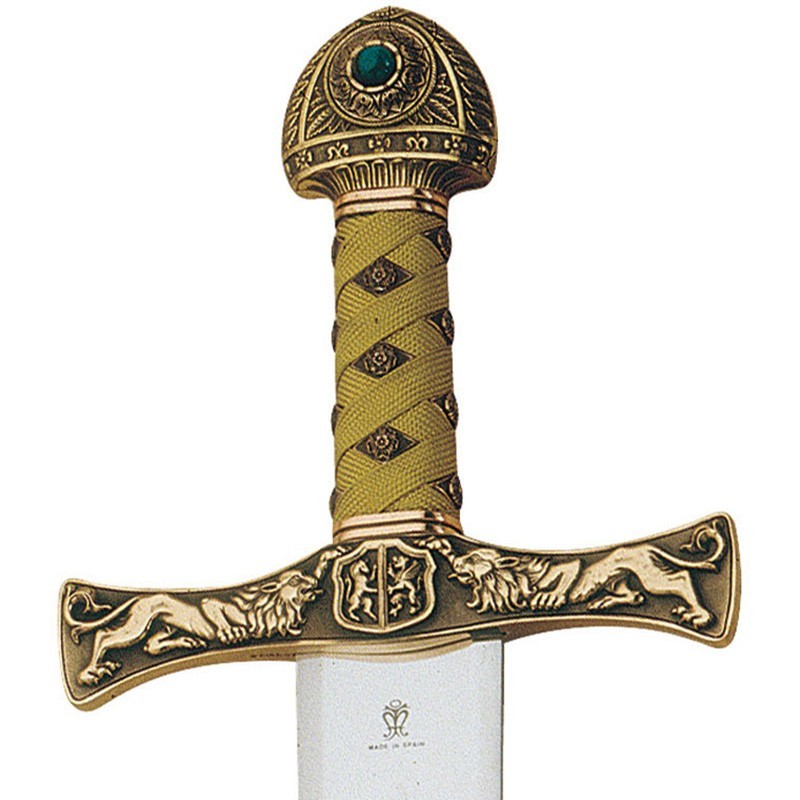 Ivanhoe Sword, bronze (stainless steel) Marto Toledo - hilt detail