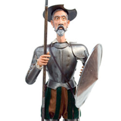 Full-Size Don Quixote Armor (Steel) by Marto Toledo – Lance and Shield