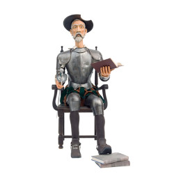 Full-Size Seated Don Quixote Armor (Steel) by Marto Toledo – Full View