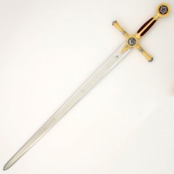Masonic Sword, gold (stainless steel) Marto Toledo - complete