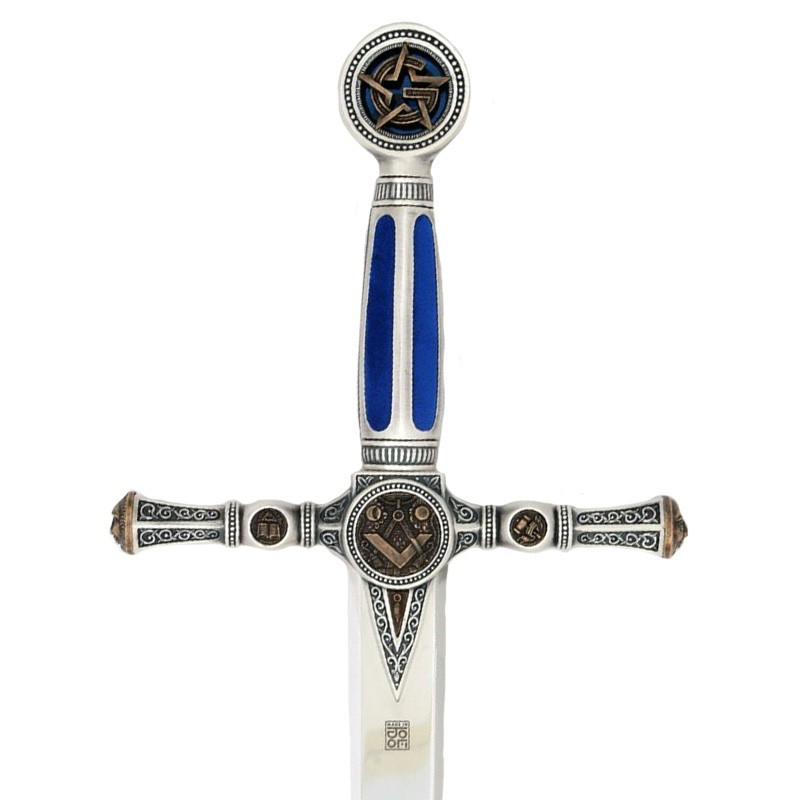 Masonic Sword, silver (stainless steel) Marto Toledo - hilt detail