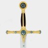 Masonic Sword, gold (stainless steel) Marto Toledo - blade