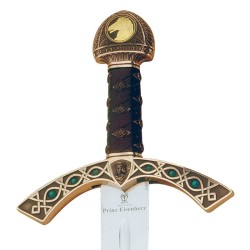 Espada Príncipe Valiente, bronce (acero inoxidable) Marto Toledo - empuñadura
