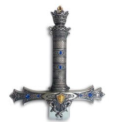 King Arthur Sword, silver (stainless steel) Marto Toledo - hilt detail