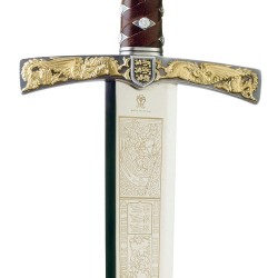 Richard the Lionheart Sword, silver (stainless steel) Marto Toledo - blade