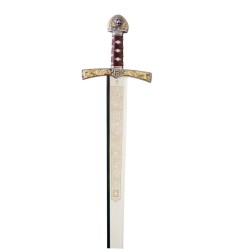 Richard the Lionheart Sword, silver (stainless steel) Marto Toledo - complete