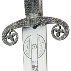 Espada San Fernando, plata (acero inoxidable) Marto Toledo - hoja