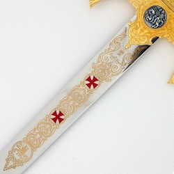 Espada Templarios – Reproducción artesanal de Marto, Toledo