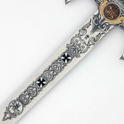 Espada Templarios – Reproducción artesanal de Marto, Toledo