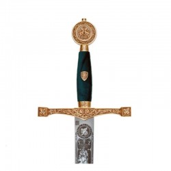 Espada Excálibur-Oro-Grabado Profundo-Marto_Toledo