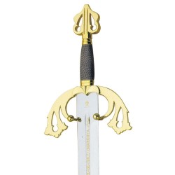 Espada Tizona del Cid, oro (acero inoxidable) Marto Toledo - empuñadura