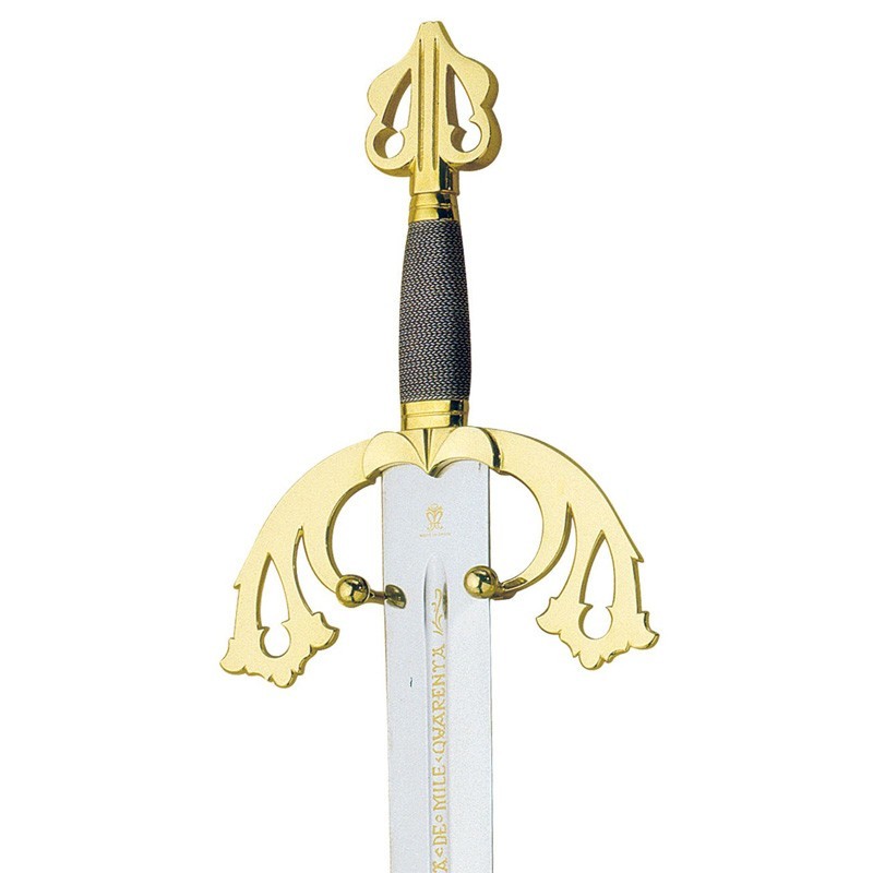 Espada Tizona del Cid, oro (acero inoxidable) Marto Toledo - empuñadura