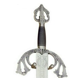 Espada Tizona del Cid, plata (acero inoxidable) Marto Toledo - empuñadura