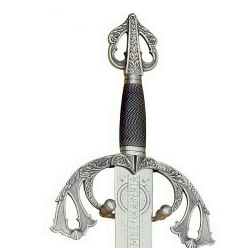Espada Tizona del Cid, plata (acero inoxidable) Marto Toledo - empuñadura