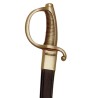 Briquet Saber, bronze with scabbard (stainless steel) Marto Toledo - hilt detail