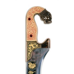Alexander the Great’s Sword – Limited Edition, gold and silver (stainless steel) Marto Toledo - hilt detail