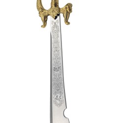 Espada Alfanje Árabe Oro (acero inoxidable) Marto Toledo - hoja