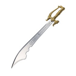 Espada Alfanje Árabe Oro (acero inoxidable) Marto Toledo - completa