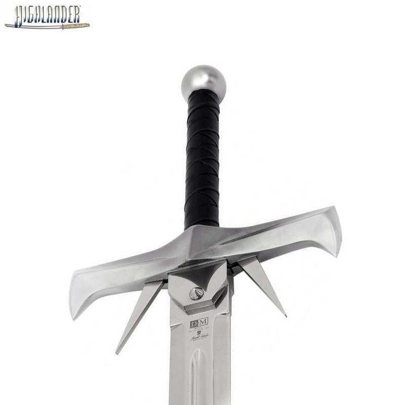 Kurgan Sword, Highlander, silver (stainless steel) Marto Toledo - hilt detail