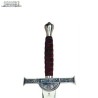 Espada Clan MacLeod, Inmortales, plata (acero inoxidable) Marto Toledo - empuñadura